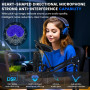 Podcast Kit Complet, Table de Mixage avec Carte Son pour Micro XLR, Interface Audio pour Musiciens en Streaming, Alimentation Fa