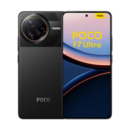 XIAOMI Smartphone POCO F7 Ultra, 12+256, Noir, Batterie 5300mAh, HyperCharge 120W, HyperAI (Chargeur Non Inclus)