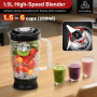SNDOAS Robot Cuisine Multifonctions, 1100 W Robot Culinaire, Bol Mélangeur 3.2 L, Hachoir Multifonction, Mixeur 1.5 L, Moulin à 