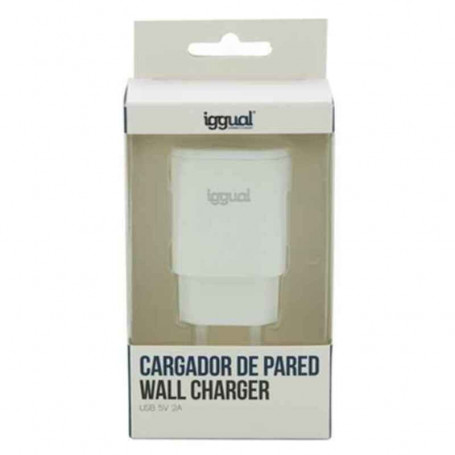 Chargeur mural iggual IGG316924 5V Blanc 14,99 €