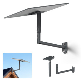 Support Starlink Gen 3,SURVADV Montage Gen 3 pour Échelle RV, Support en Aluminium pour Poteau Starlink avec Adaptateur pour Tuy