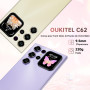 OUKITEL C62 Telephone Portable Android 15 avec Écran Arrière, 16(4+12) Go +128Go/TF 1To Smartphone Pas Cher, 6,88" HD+ 90Hz, 515