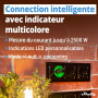 Shelly Plus Plug S - Noir | Prise connectée Wi-Fi programmable 12A | 2500 W | Horaires & Minuteur | Compteur de consommation | T