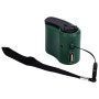 Fdit Chargeur d'urgence de Téléphone Portable Portable 3 à 8h en Veille Lumière LED, Chargeur de Téléphone à Manivelle USB pour 