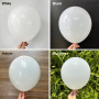 Teselife Ballons Blanc, 50Pièces 12Pouces Mat Blanc Latex Ballon Arche Guirlande Fille Femmes Anniversaire Mariage Proposition V