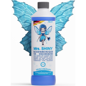 Mrs. SHINY - Détergent pour produit aspirateur laveur avec parfum de fraîcheur - produit nettoyant aspirateur laveur - nettoyant