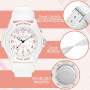 TENOCK Montre De Sport pour Femmes Montre Analogique à Quartz pour Hommes Montre éTanche 50M avec Veilleuse