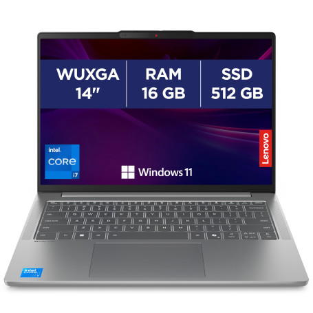 Lenovo IdeaPad Slim 5 14IRH10 - Ordinateur Portable 14'' WUXGA (Intel Core i7-13620H, RAM 16Go, SSD 512Go, Intel UHD Graphics, W