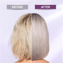 Karseell Violet Masque Cheveux Neutralise Les Reflets Jaunes, Répare Les Cheveux Abîmés, pour Cheveux Blonds, Platine, Blancs Ou