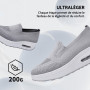 Femmes Minceur Chaussures Taille 35-42eu Marche Baskets Plate-Forme Chaussures Poids Air Léger Engrener Elastic Sports en Yoga à