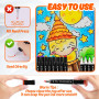 KAEFUYS marker Feutres Alcool Professionnels 80 Couleurs – Twinmarkers Double Pointe pour Coloriage Adulte, Art, Croquis et Écri