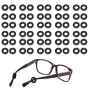 JEYORZY 30 Paires de Porte-Lunettes en Silicone Anti-Dérapant, Coussinets d'oreille de Lunettes Anti-dérapants, Lunettes Oreille