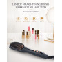 LANDOT Brosse Lissante Chauffante Ionique: Brosse Chauffante Lissante Electrique Professionnelle Peigne Lisseur Ceramique Ioniqu