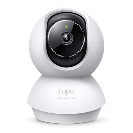 Tapo 3K(5MP) Caméra de Surveillance WiFi intérieure 360°, détection IA, Suivi Intelligent Sirène, Vision Nocturne, Audio bidirec