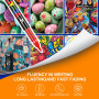Sanyetral 240 Couleurs Feutre Acrylique, Marqueur Acryliques, Adulte Acrylique Convient pour Bois, Toile,Tissu, Verre, Métal, Pa