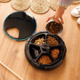 Cecotec Distributeur Automatique de Nourriture Pumba 1600 Purrfect Meal. Capacité de 1,6 L, 4 Sections Indépendantes, Affichage 