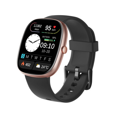 HUAKUA Montre Connectée pour Homme Femme Smartwatch avec Appel Bluetooth Montre Sport Podometre Sommeil Moniteur Cardiofrequence