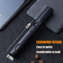 Yeuligo Jet Flamme Briquet à Gaz Tempête au Butane Rechargeable, Coupe-Vent à Long Bâton pour Bougies, Cuisine, Camping, Barbecu