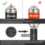 Yeuligo Jet Flamme Briquet à Gaz Tempête au Butane Rechargeable, Coupe-Vent à Long Bâton pour Bougies, Cuisine, Camping, Barbecu