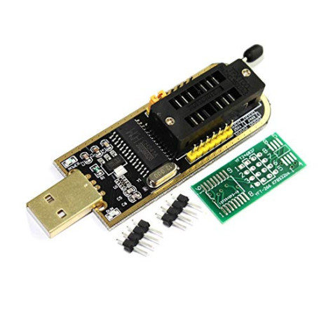 CH341A 24 25 Series EEPROM Flash BIOS USB Programmer with Software & Driver | CH341A Programmateur USB Flash BIOS pour 24 séries