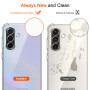 ivoler Coque pour Samsung Galaxy A36 5G, Ultra Transparent Étui de Protection en Silicone Antichoc avec Coins Renforcés, Clair M