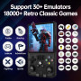 Febotak Console de Jeu Portable rétro R36MAX, écran IPS 4", Carte TF 128 Go, Plus de 30 émulateurs Grand Public, Plus de25 000 J