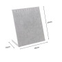 Acrylic Lot de 2 présentoirs pour colliers,Support de Collier,affichage pour colliers,affichage de bijoux en forme de L,élégant 