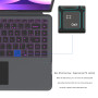 Coque Clavier pour Samsung Galaxy Tab S10 Ultra/S9 Ultra/S8 Ultra 14.6" : 7 Couleurs Rétro-éclairé Magnétique Clavier Détachable