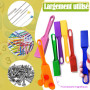 Kit de Bingo Magnétique-700 Jetons Loto(19mm) & 7 Bâtons De Bingo Magnétiques -Jeu Éducatif pour Enfants et Accessoire Pratique 