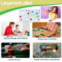 Kit de Bingo Magnétique-700 Jetons Loto(19mm) & 7 Bâtons De Bingo Magnétiques -Jeu Éducatif pour Enfants et Accessoire Pratique 