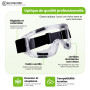 AirGearPro G-500 Masque de Protection Respiratoire Réutilisable, Anti poussière, Anti gaz avec Filtres et Lunettes de Protection