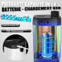 Spopal Kit Douche de Camping, Douche Portable,Pompe de Douche Électrique Rechargeable,Imperméable, avec Afficheur Intelligent et