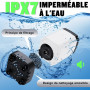 Spopal Kit Douche de Camping, Douche Portable,Pompe de Douche Électrique Rechargeable,Imperméable, avec Afficheur Intelligent et