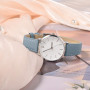 WOCCI Grace Bracelets de Montre, Cuir de Grain Supérieur, Libération Rapide, Bandes de Remplacement, Boucle En Acier Inoxydable,
