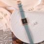 WOCCI Grace Bracelets de Montre, Cuir de Grain Supérieur, Libération Rapide, Bandes de Remplacement, Boucle En Acier Inoxydable,