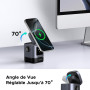 UGREEN Uno Qi2 15W Chargeur Induction 2 en 1 Forme de Robot Compatible avec MagSafe iPhone 17 16 15 14 13 12 Air Plus Pro Max Ai
