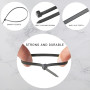 Blanc Lot de 100 Attaches Zippées Industrielles de Qualité Supérieure, 100 mm x 2,5 mm, Multifonctionnelles, en Plastique, pour 