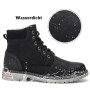 Mishansha Chaussure Hiver Chaude Fourrée Bottines Hiver pour Homme Femme Gr.36-48
