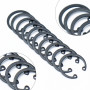 CCLIFE 300pcs C-clips Anneau de Retenue, 18 tailles, Ø 3-32mm, Anneaux Circlips Anneaux pour atelier et les bricoleurs