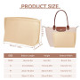 LUOJINYI Organiseur pour sac Longchamp - Grande capacité - Insert à sac à main - Beige - Taille L