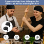Seefey Lot De 2 Toque de Cuisinier, Calot Cuisine, Bandana Homme pour Hommes Et Femmes, Chapeaux De Chef Extensibles pour Restau