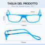 NEW VISION Lunettes 2 pack, Lunettes Loupe, Lunettes De Lecture Magnétique, Longueur RéGlable Lunette De Lecture Homme Femme, NV