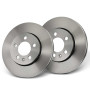 Frankberg Lot de 2 disques de frein pour essieu avant compatibles avec Golf IV 1J1 1.4L-2.3L 1997-2005 Polo 6C1 6R1 1.0L-1.2L 20