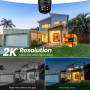 Cinnado Camera Surveillance WiFi Exterieure sans Fil - 2K Camera Exterieur sans Fil avec Panneau Solaire, 360° PTZ, Alerte Insta