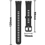 Monuary 6 Packs Bracelets Compatibles avec HUAWEI Band 10/9/8, Bracelets Colorés et Sportifs, Souples et Respirants, Ouverture R
