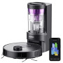 Eureka E10s Robot Aspirateur Laveur avec Station Écologique sans Sac Vidage Automatique de Poussière, 4000 Pa, Autonomie 180 Min
