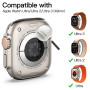 JETech Coque avec Protection Écran pour Apple Watch Ultra 3/2/1 49mm, étui de Protection Complète, Film en Verre Trempé Intégré 