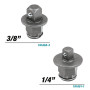 Clé à cliquet 18 V Li-Ion 3/8" 1/4" 47,5 Nm (Produit seul) - MAKITA DWR180Z