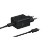 Samsung Chargeur USB C, Adaptateur Secteur 45W Ultra Rapide, Adaptateur USB C vers USB, Charge Rapide, Noir