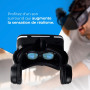 NK Casque Réalité Virtuelle - Casque VR avec Audio Compatible avec iPhone & Android (4,7" - 6,53" Smartphones), Angle de Vision 
